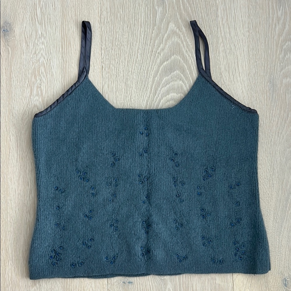 Classiques Entier Dark Blue Beaded Camisole